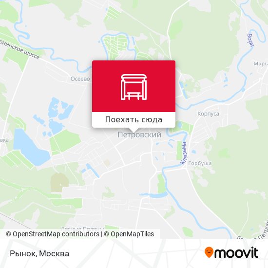 Карта Рынок