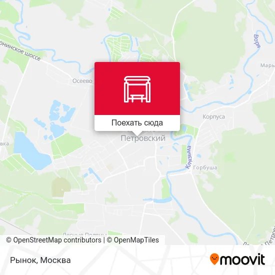 Карта Рынок