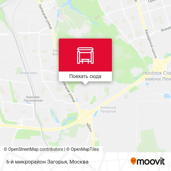 Карта 6-й микрорайон Загорья
