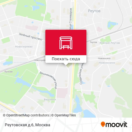 Карта Реутовская д.6