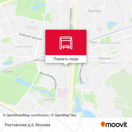 Карта Реутовская д.6