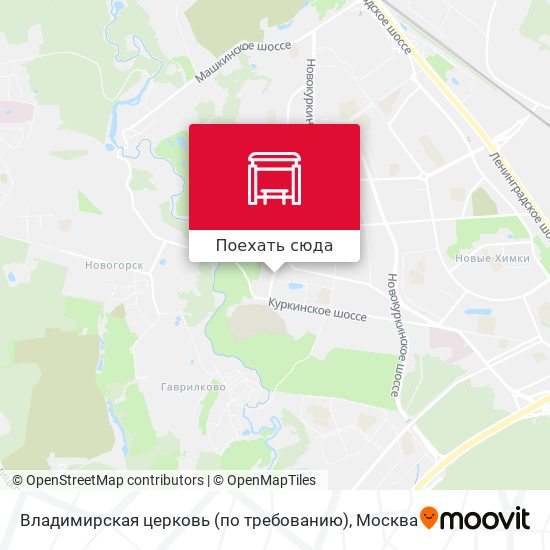 Карта Владимирская церковь (по требованию)