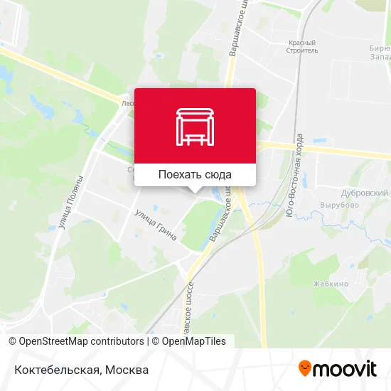 Карта Коктебельская