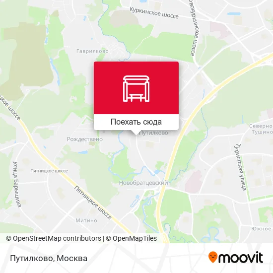 Карта Путилково