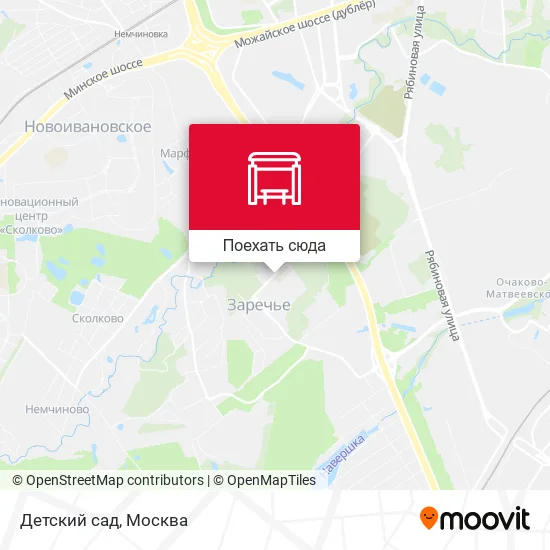 Карта Детский сад