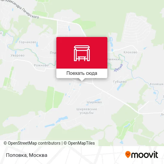 Карта Поповка