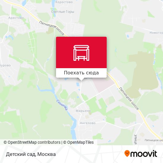 Карта Детский сад