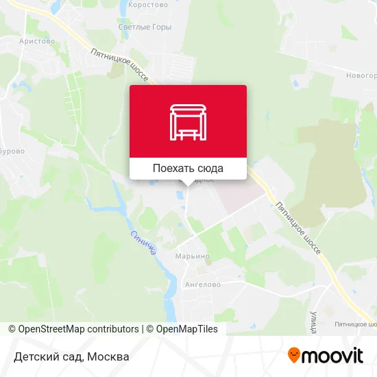 Карта Детский сад