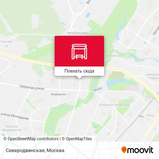 Карта Северодвинская
