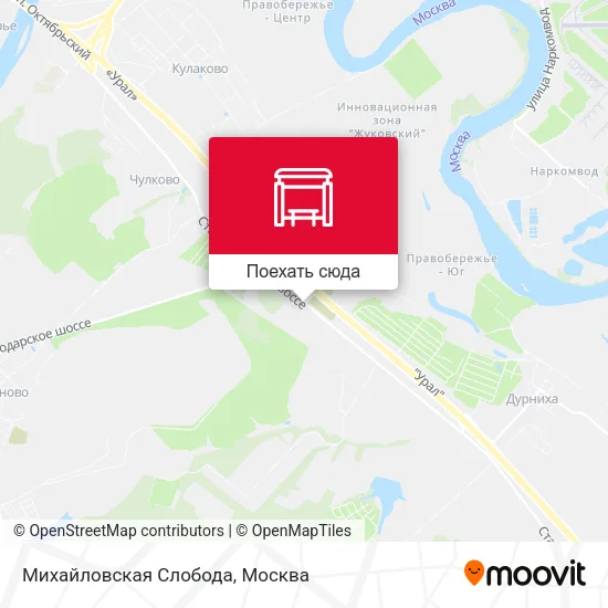 Карта Михайловская Слобода