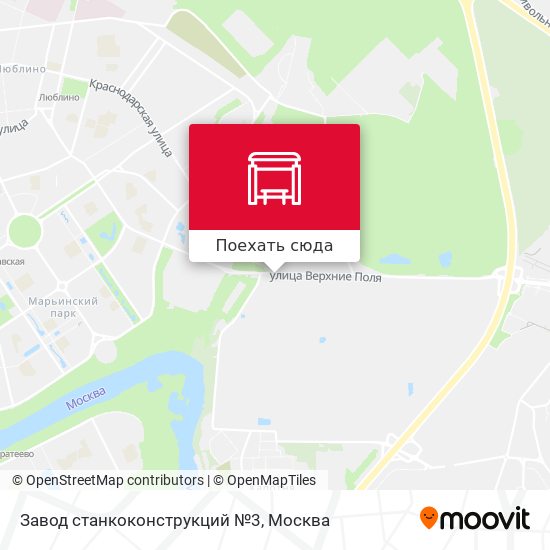 Карта Завод станкоконструкций №3