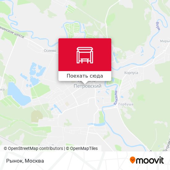 Карта Рынок