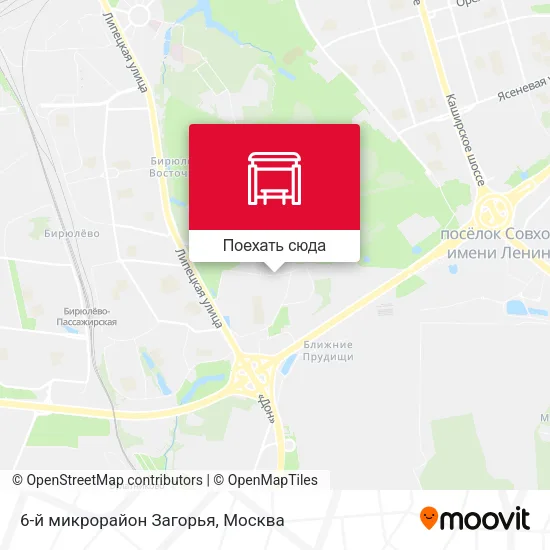 Карта 6-й микрорайон Загорья