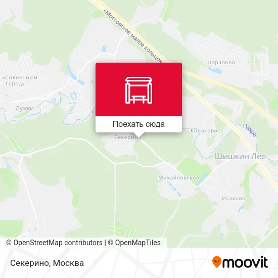 Карта Секерино