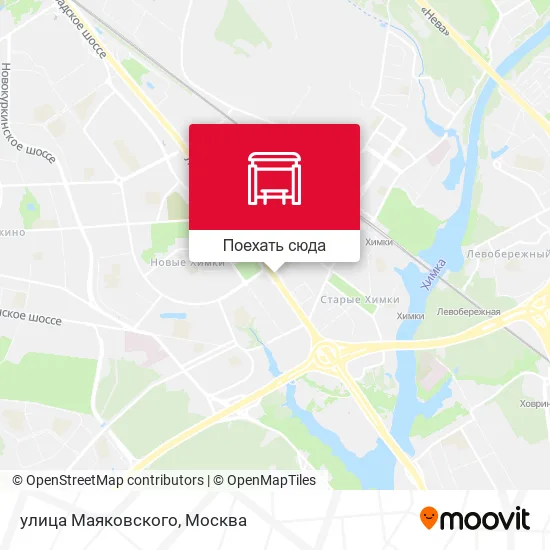 Карта улица Маяковского