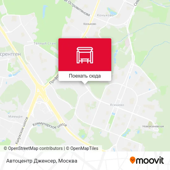 Карта Автоцентр Дженсер