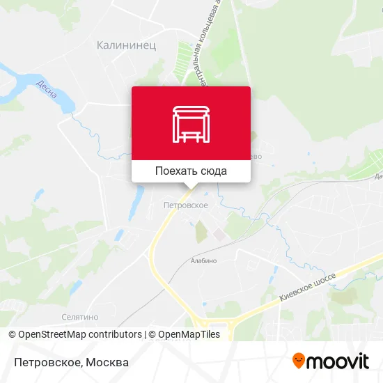 Карта Петровское