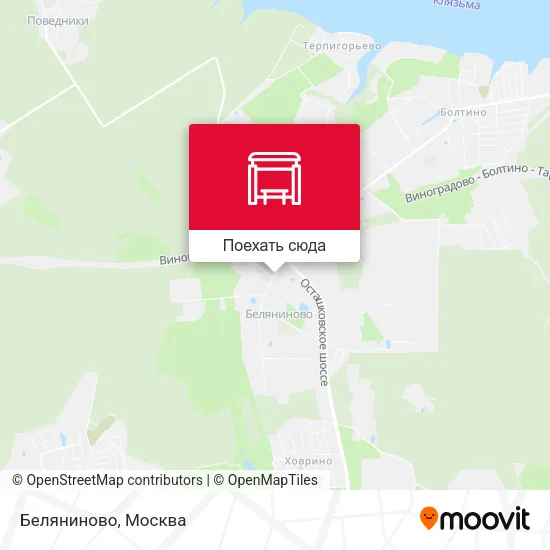 Карта Беляниново