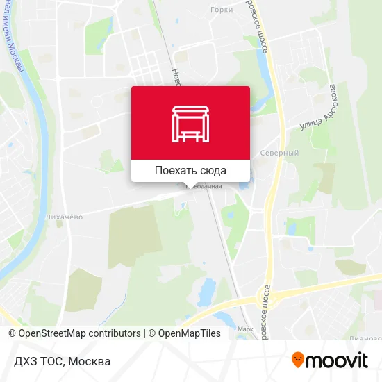 Карта ДХЗ ТОС