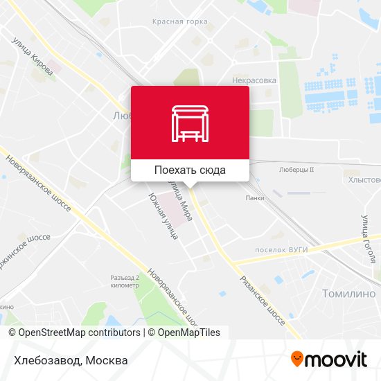 Карта Хлебозавод