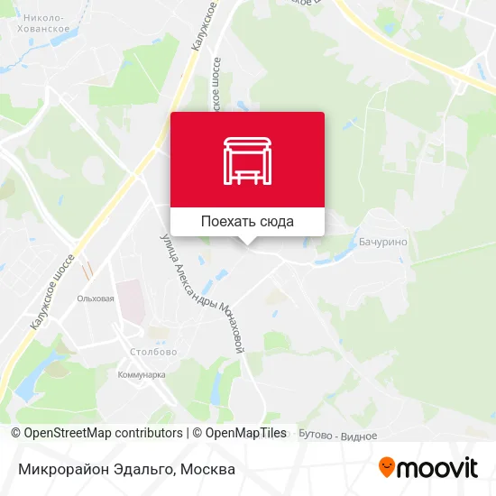Карта Микрорайон Эдальго