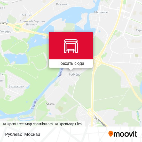 Карта Рублёво