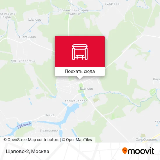 Карта Щапово-2