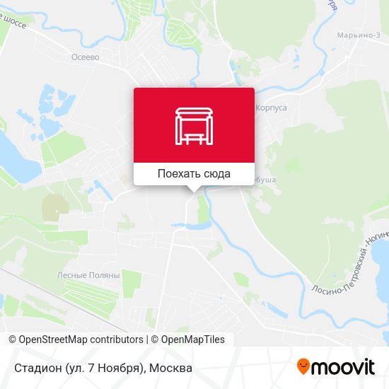 Карта Стадион (ул. 7 Ноября)