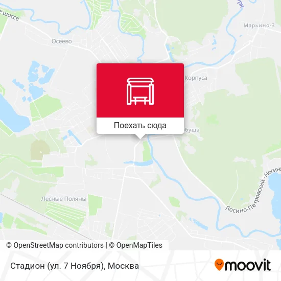 Карта Стадион (ул. 7 Ноября)