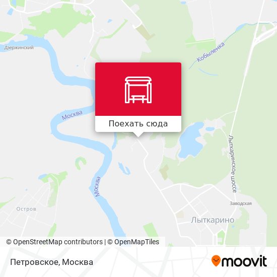 Карта Петровское