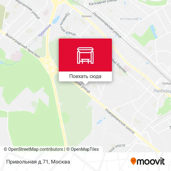 Карта Привольная д.71