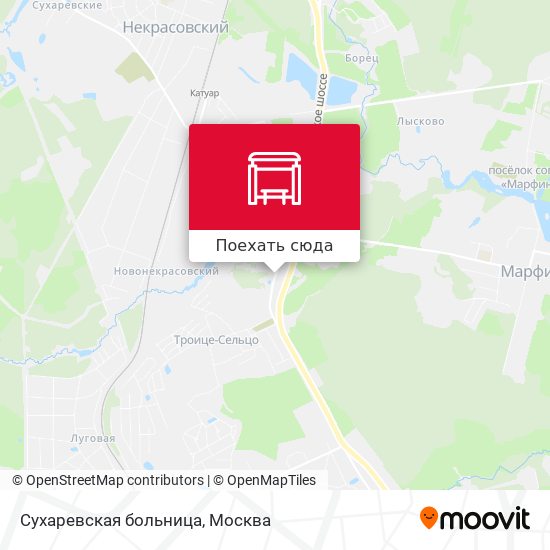 Карта Сухаревская больница