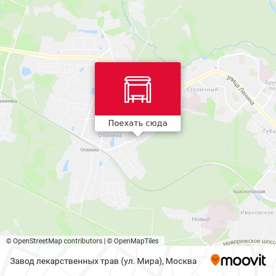 Карта Завод лекарственных трав (ул. Мира)