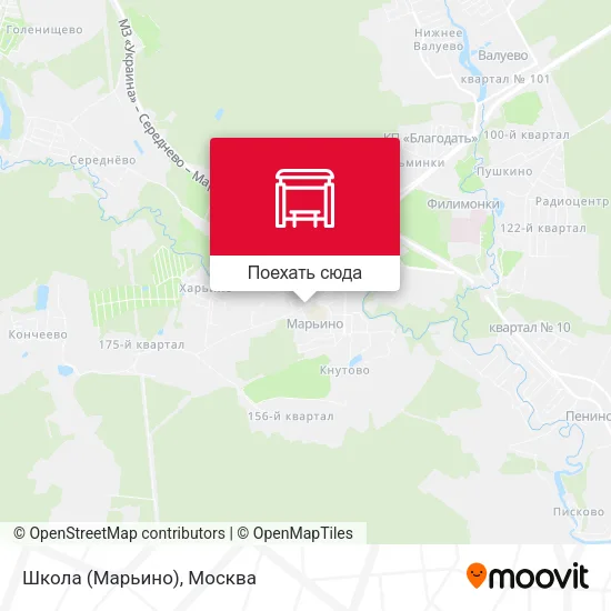 Карта Школа (Марьино)