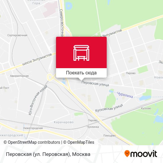 Карта Перовская (ул. Перовская)