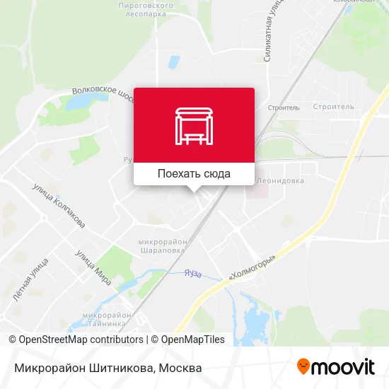 Карта Микрорайон Шитникова