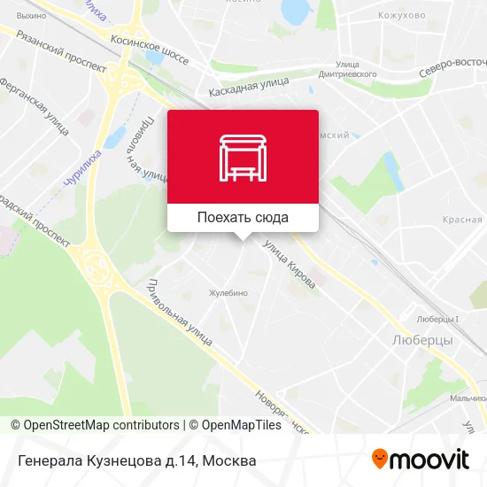 Карта Генерала Кузнецова д.14