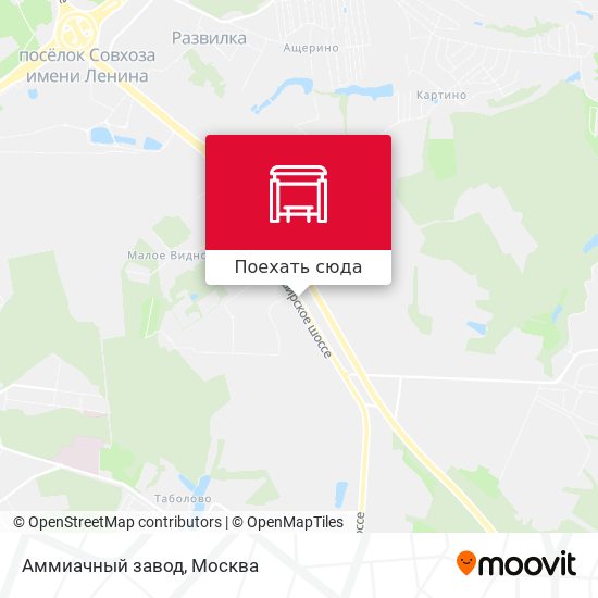 Карта Аммиачный завод