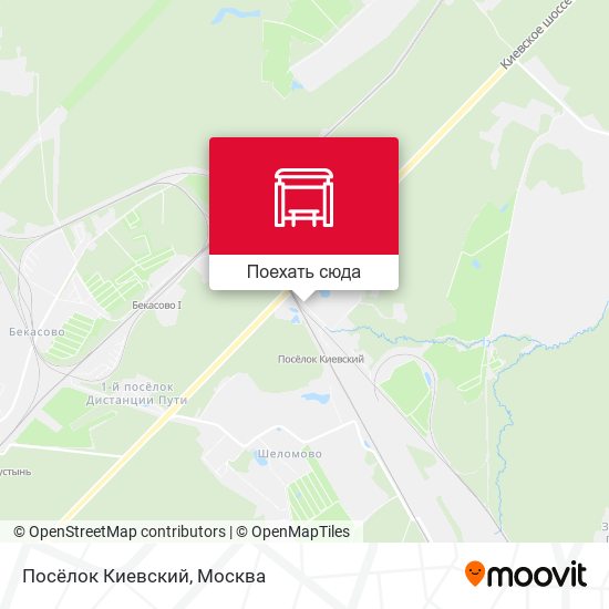 Карта Посёлок Киевский