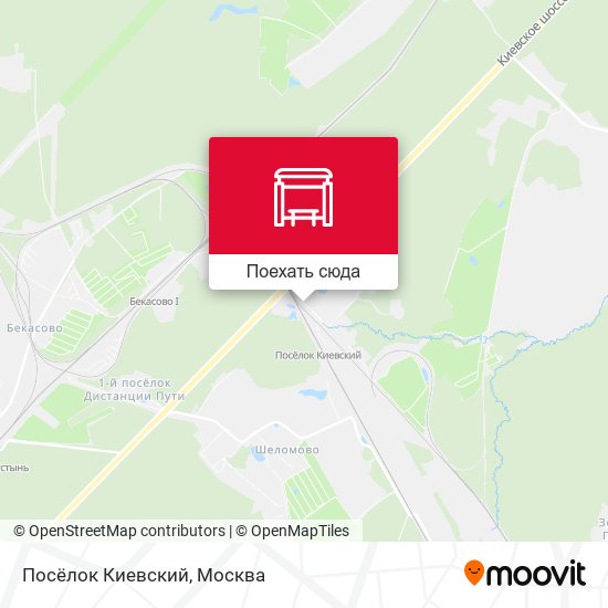 Карта Посёлок Киевский