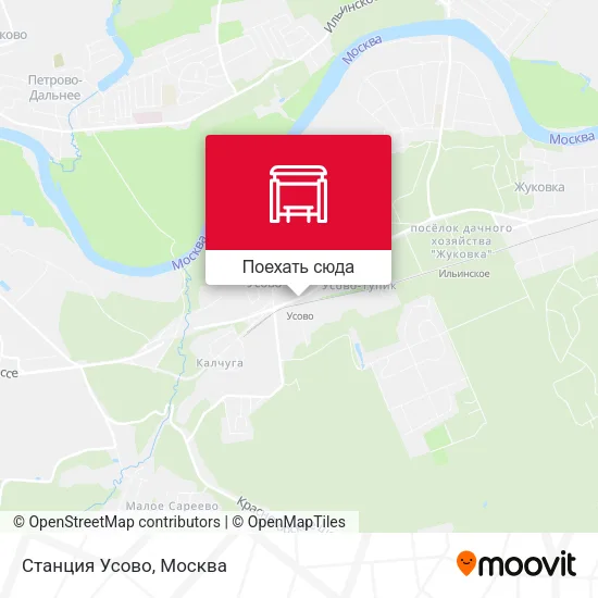 Карта Станция Усово