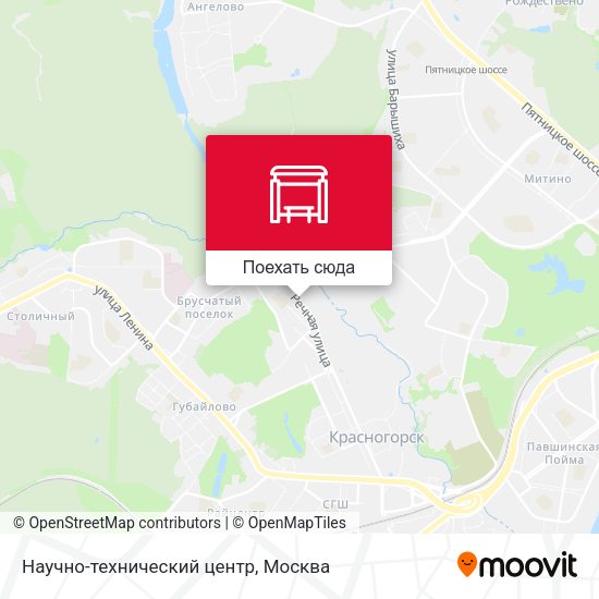 Карта Научно-технический центр