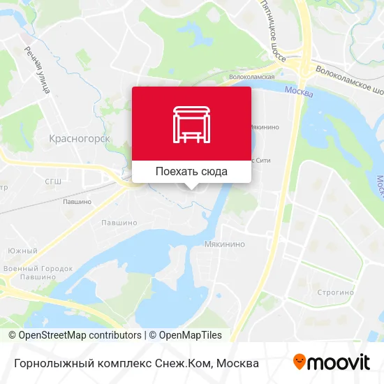 Карта Горнолыжный комплекс Снеж.Ком