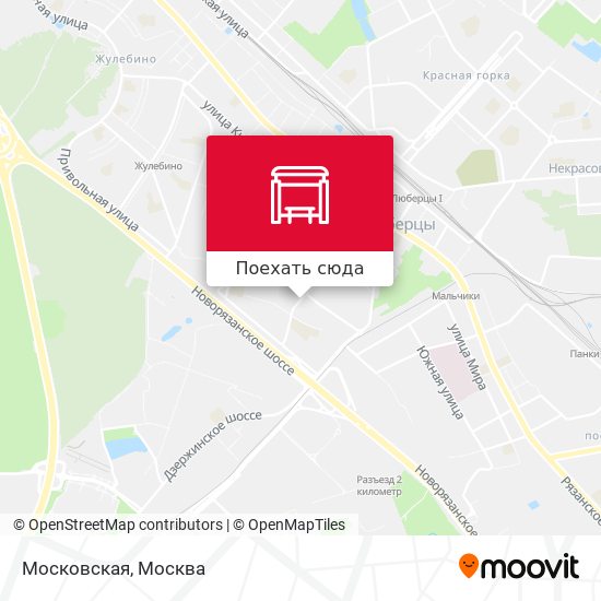 Карта Московская
