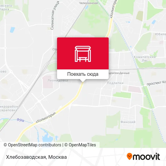 Карта Хлебозаводская