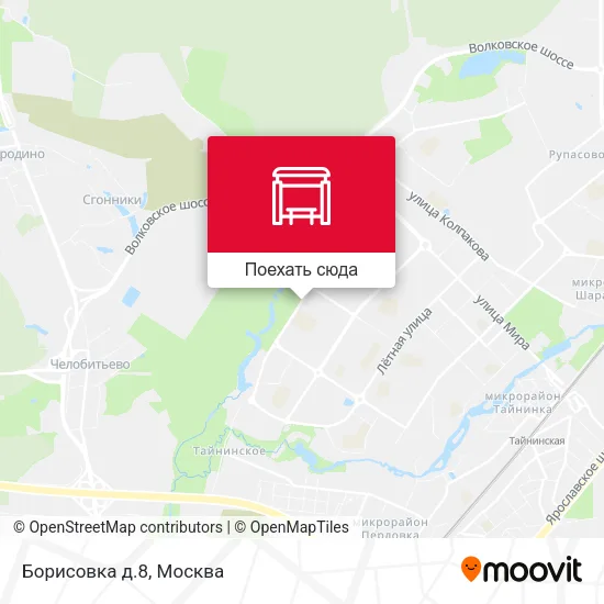 Карта Борисовка д.8