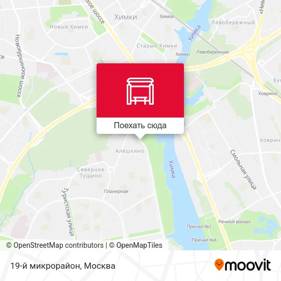 Карта 19-й микрорайон