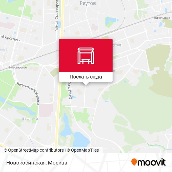 Карта Новокосинская