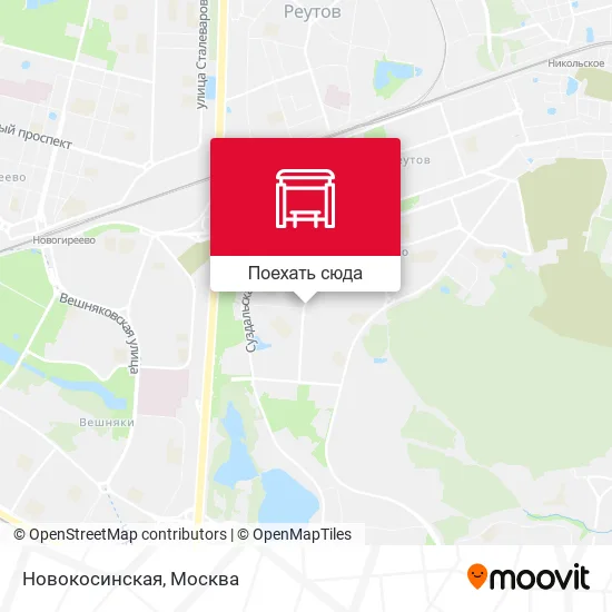 Карта Новокосинская