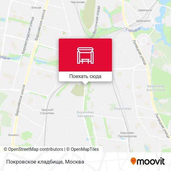 Карта Покровское кладбище